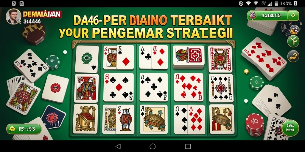 Screenshot gameplay Domino yang menarik dari 3446.