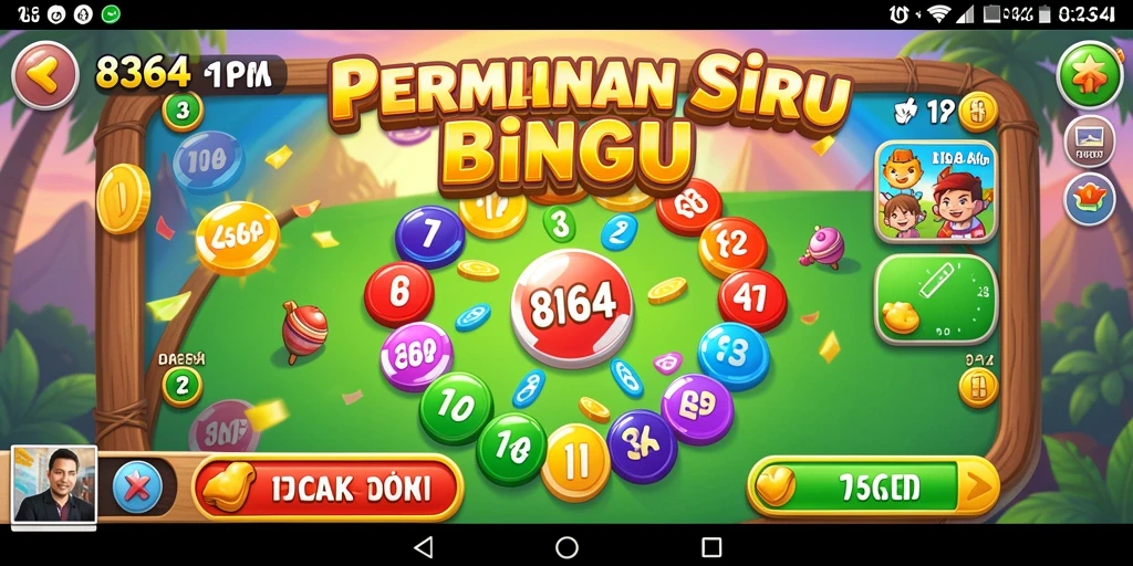 Screenshot gameplay 8364 menampilkan keseruan bermain Bingo.