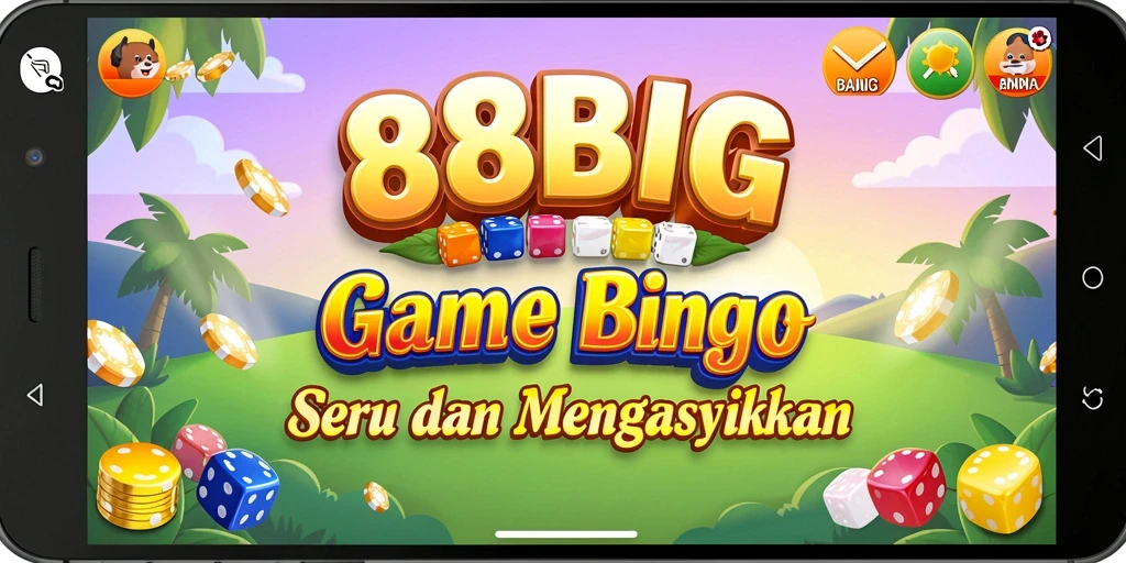 Tampilan gameplay seru pada 88BIG saat bermain Bingo.
