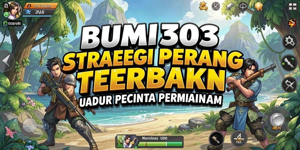 Tampilan gameplay menarik dari BUMI303 dalam pertempuran strategi.