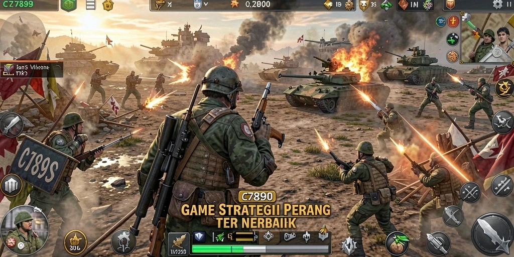 Tampilan gameplay C7890 yang epik dan mendebarkan.