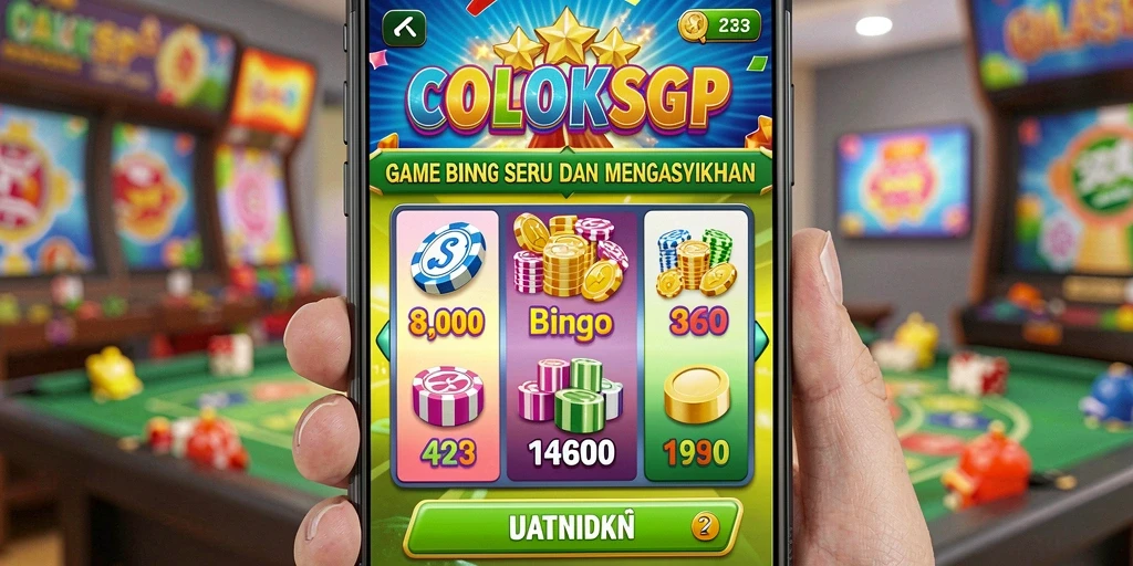Screenshot gameplay Bingo COLOKSGP yang menarik dan interaktif.