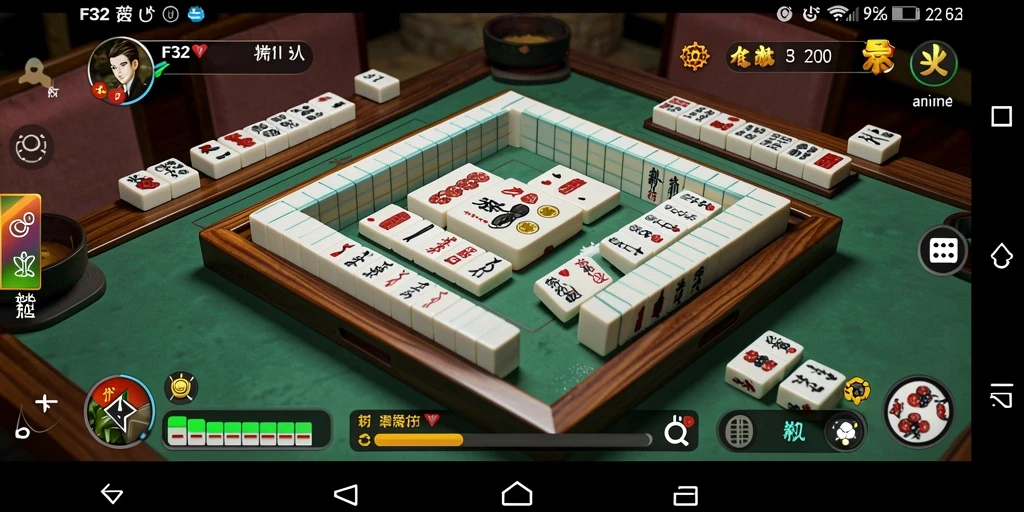 Tampilan gameplay menantang dari F32 dengan nuansa Mahjong yang klasik.
