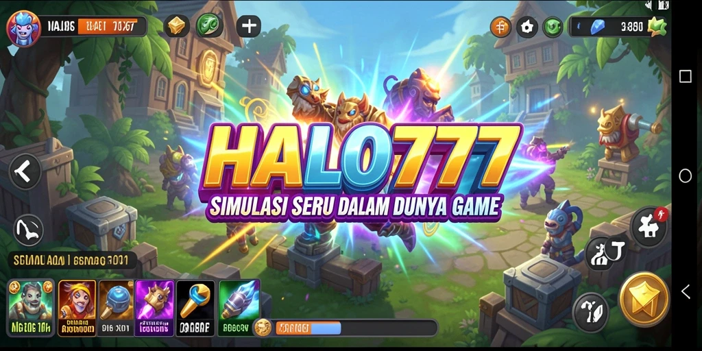 Tampilan gameplay menarik dari HALO777 dengan pengalaman simulasi yang mendalam.