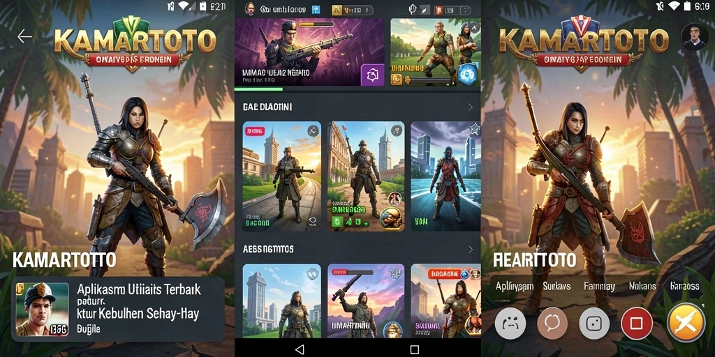 Screenshot <strong>KAMARTOTO</strong> menampilkan fitur utilitas yang membantu pengorganisasian tugas.