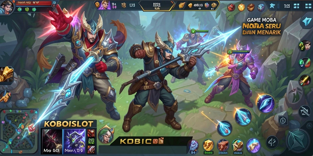 Tangkapan layar gameplay seru dalam KOBOISLOT.