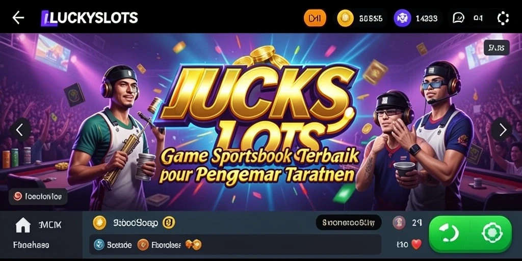 Tampilan gameplay menarik di LUCKYSLOTS dengan berbagai pilihan taruhan.