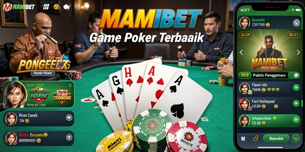Gameplay menarik dari MAMIBET dalam permainan Poker.