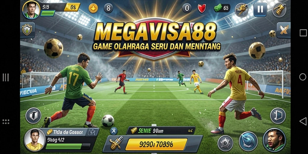 Tampilan gameplay seru di MEGAVISA88 dengan berbagai olahraga.