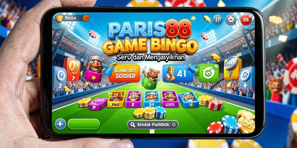 Tampilan permainan Bingo yang menarik dan interaktif dalam PARIS88.