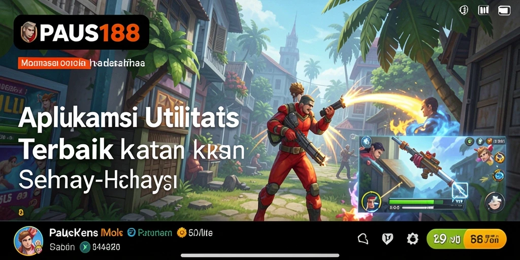 Tampilan antarmuka PAUS188 yang sederhana dan mudah digunakan.