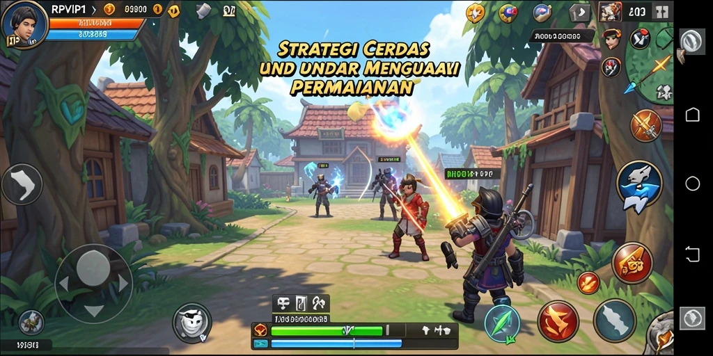 Tampilan gameplay menarik dan penuh strategi di RPVIP1.