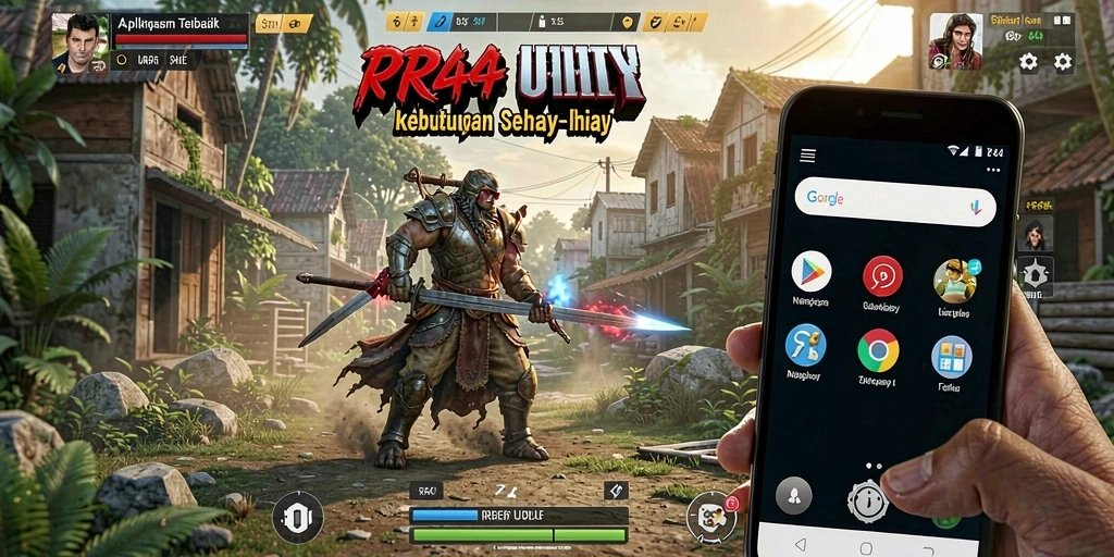 Tampilan interface utama RR44 yang menampilkan berbagai fitur utility.