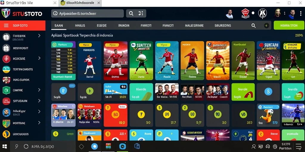Tampilan gameplay yang menarik dari aplikasi SITUSTOTO.