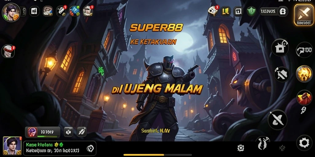 Gameplay menakutkan dengan atmosfer yang mencekam di SUPER88.
