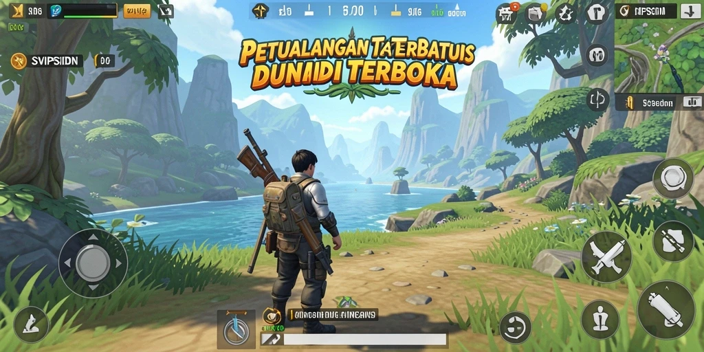 Screenshot menunjukkan dunia luas dan beragam dalam SVIPSIDN.