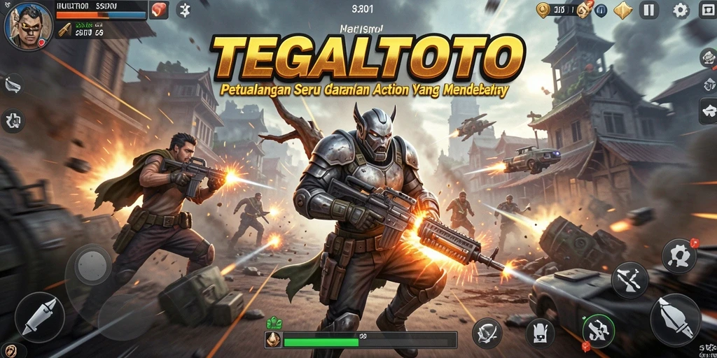 Tampilan gameplay TEGALTOTO yang intens dan menegangkan