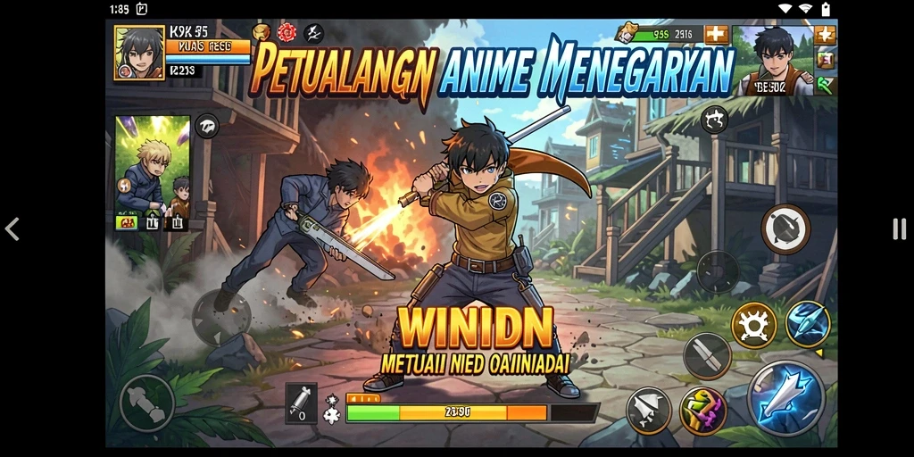 Screenshot gameplay WINIDN yang memukau dan menegangkan.